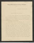 Nachlass Franz Steindachner, Brief von K. Lampert an Franz Steindachner (30.06.1912), Inv.Nr. 284.05, Seite 1